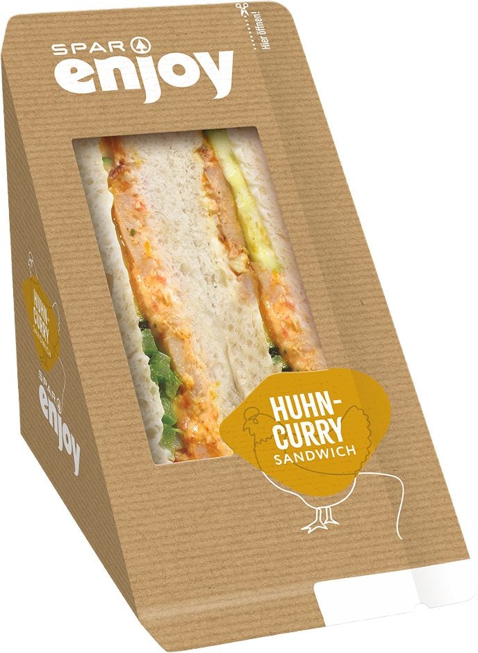 SPAR enjoy Huhn-Curry Sandwich 170 G