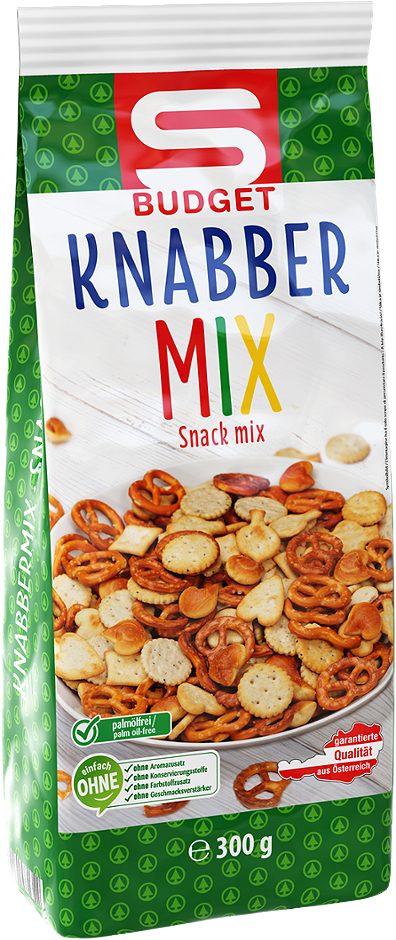 S-BUDGET Knabber-Mix 300 G
