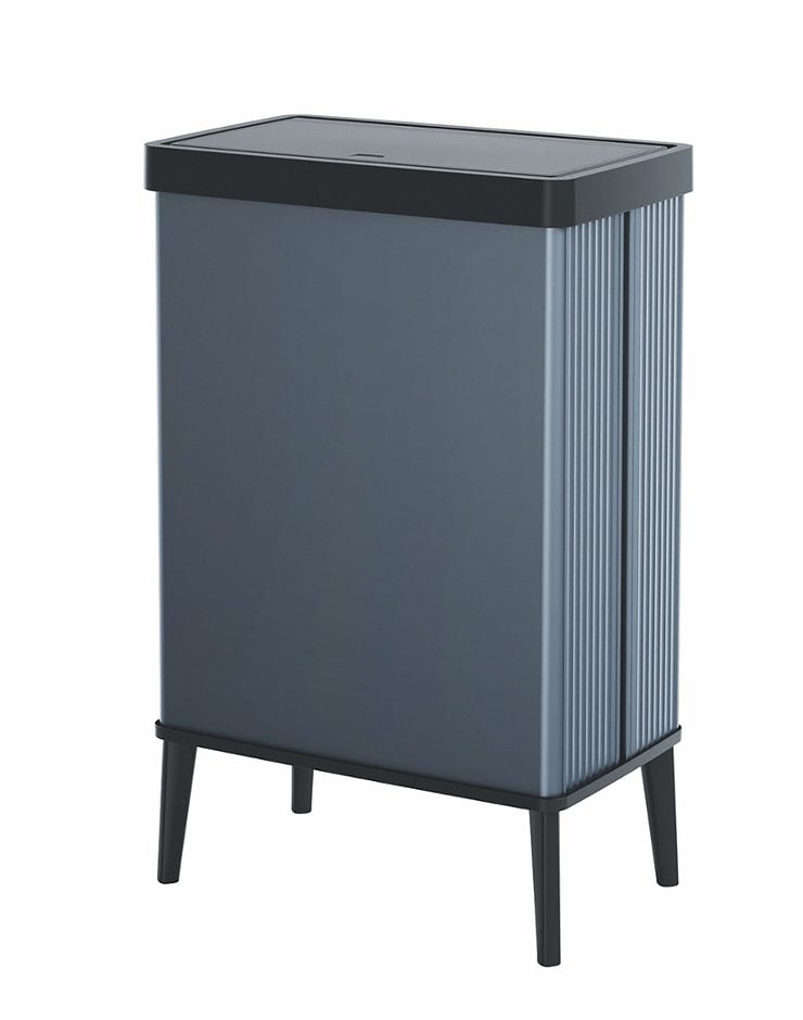 Keter VERTO Bin HIGH Abfalleimer 54L perblau