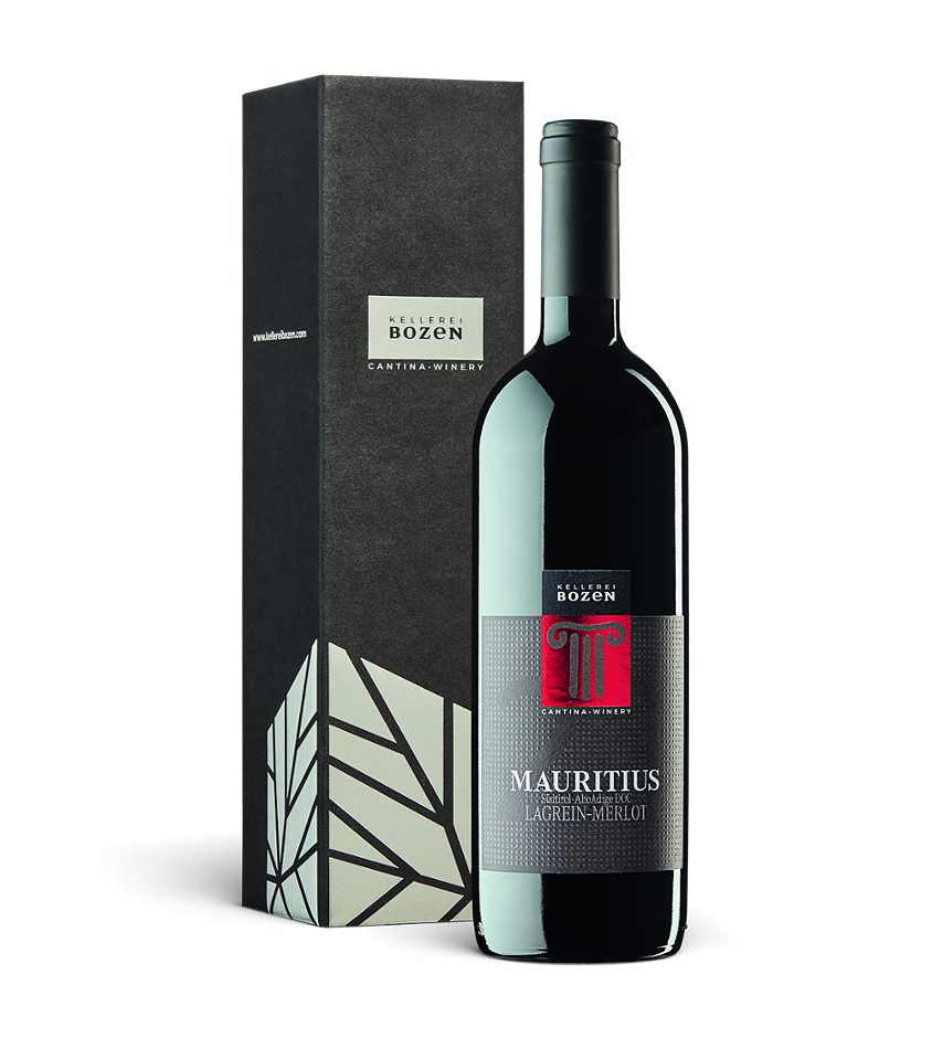 Kellerei Bozen Lagrein-Merlot Mauritius Geschenkkarton 2021 0,75 L