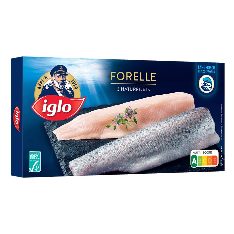 Iglo Fang-Frisch Forelle Naturfilets 3 Stück 282 G