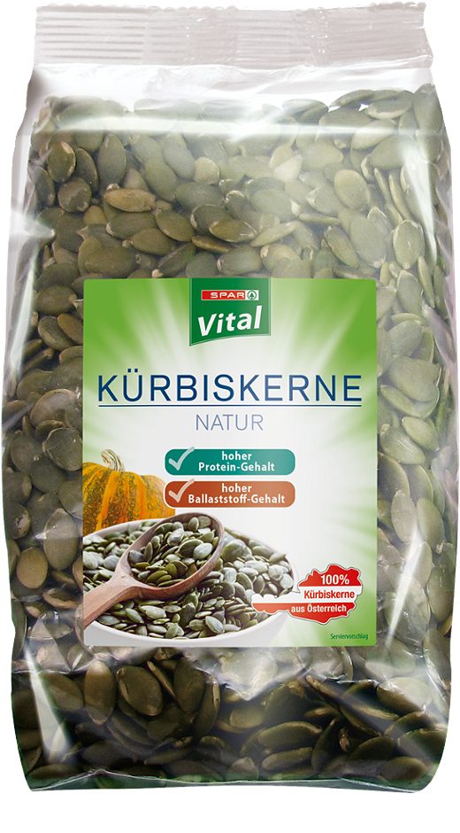 SPAR Vital Kürbiskerne Natur 500 G