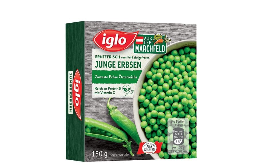 Iglo Erntefrisch Junge Erbsen 150 G