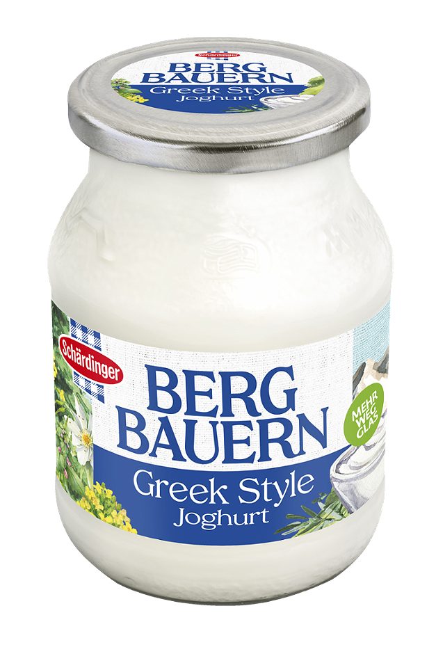 Schärdinger Bergbauern Joghurt Greek Style 500 G MEHRWEG