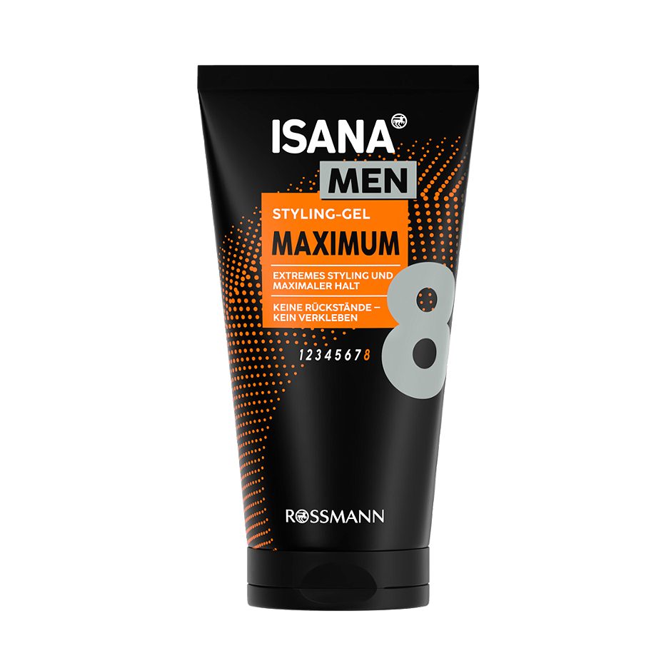 Isana Men Styling-Gel Maximum 8 150ml