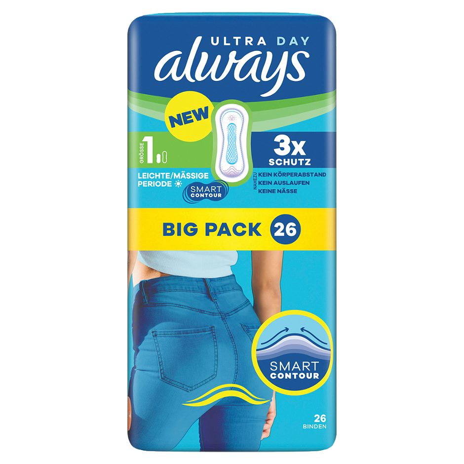 Always Ultra Day Binden Normal / Gr. 1 26 Stück