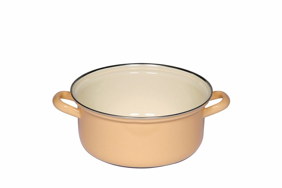 Riess Kasserolle Emaille Gelb 20  cm