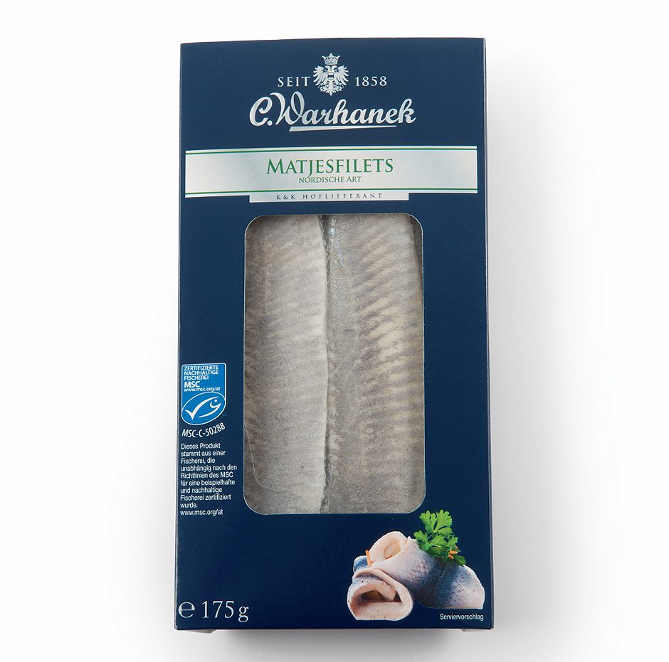Warhanek Matjesfilet nordische Art ohne Öl 175 G