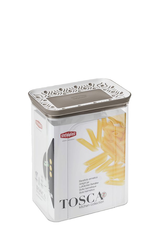 Tosca Vorratsdose eckig 2,2L Braun