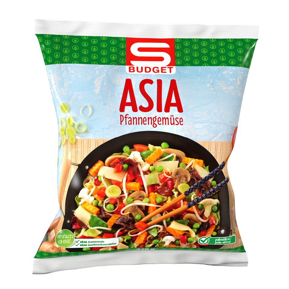 S-BUDGET ASIA Pfannengemüse Asia-Art 750 G