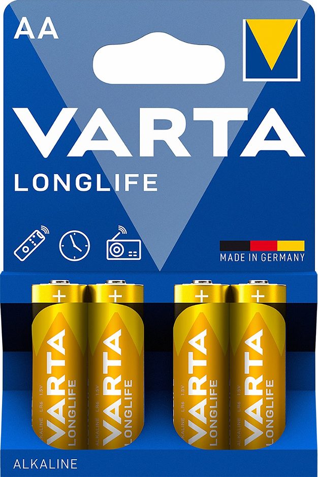 Varta Longlife Batterien Longlife 4 Stück