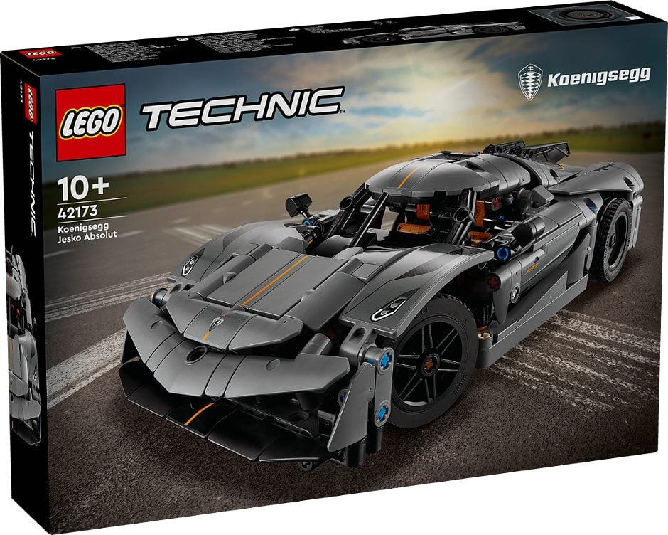 LEGO Technic Koenigsegg Jesko Absolut Super Supersportwagen in Grau 42173