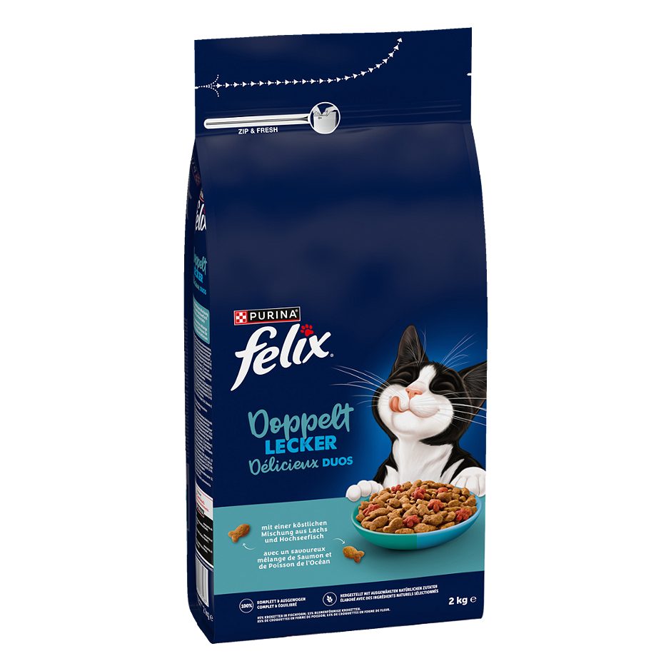 Felix Katzentrockennahrung Lachs und Gemüse 2 KG