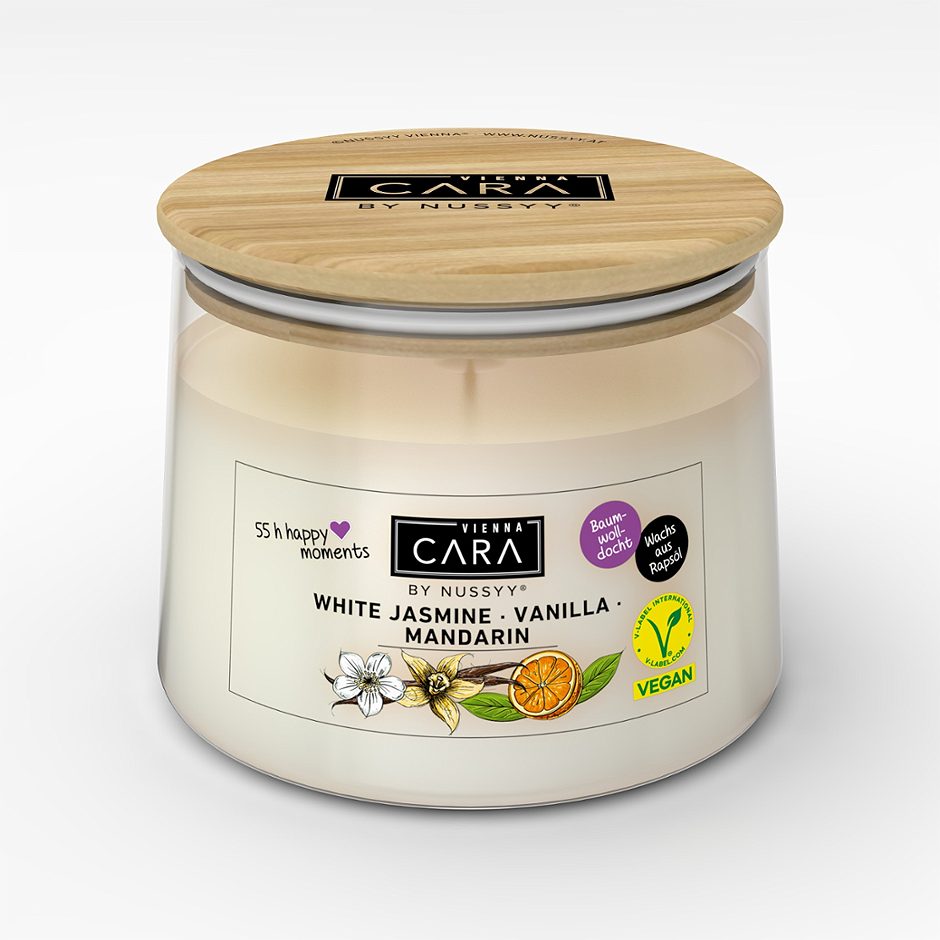 Vienna Cara by Nussyy Duftkerzen White Jasmine-Vanilla-Mandarin