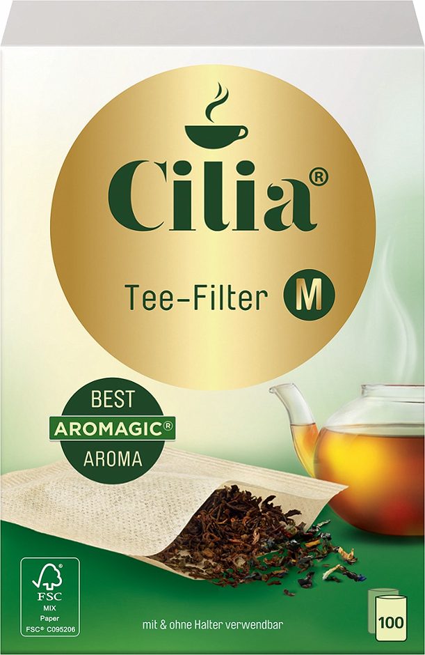 Cilia Teefilter Größe M 100 Stück