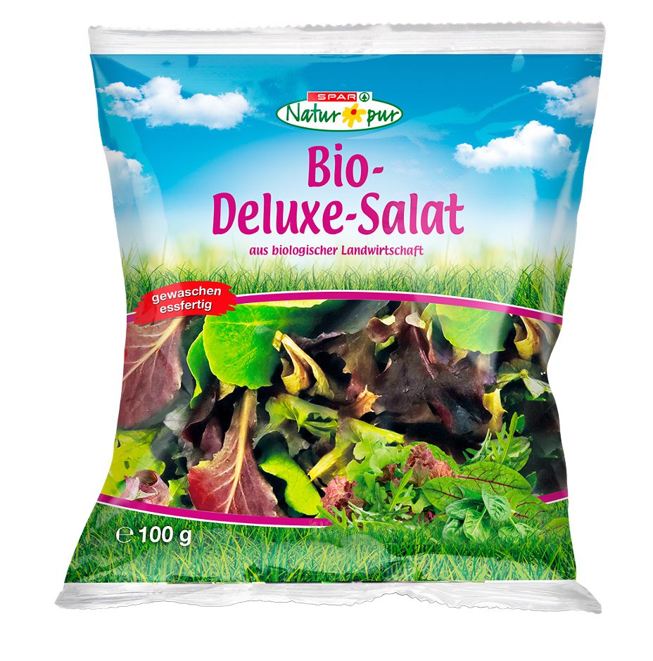SPAR Natur*pur Bio-Deluxe-Salat 100 G