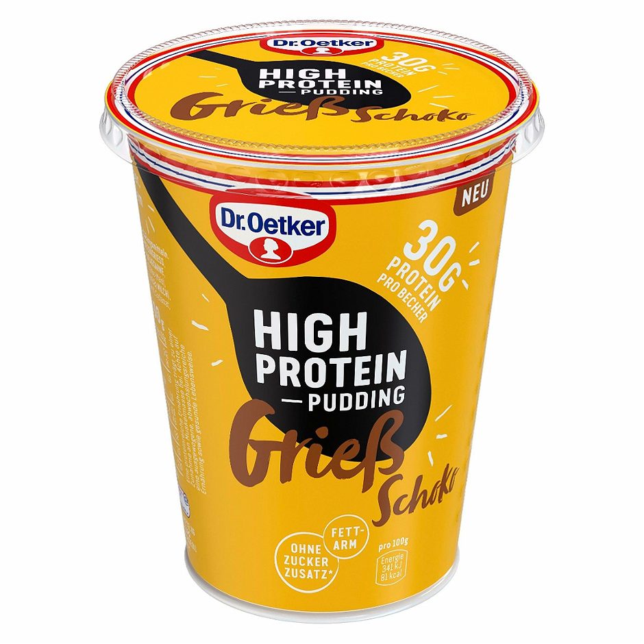 Dr. Oetker High Protein Grießpudding Schoko 400 G