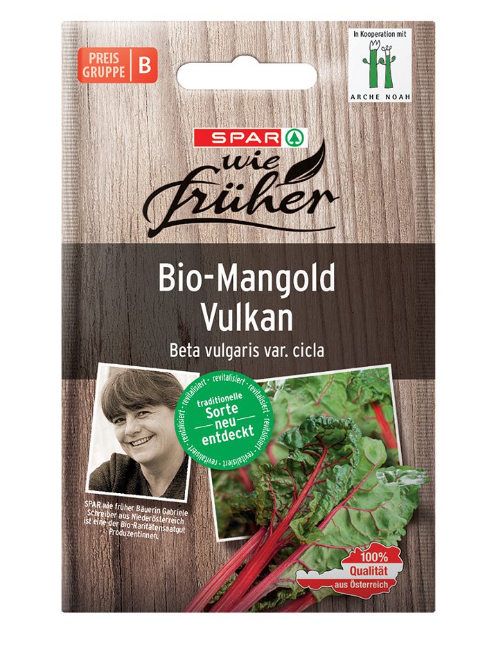 SPAR wie früher Saatgut Bio-Mangold Vulkan