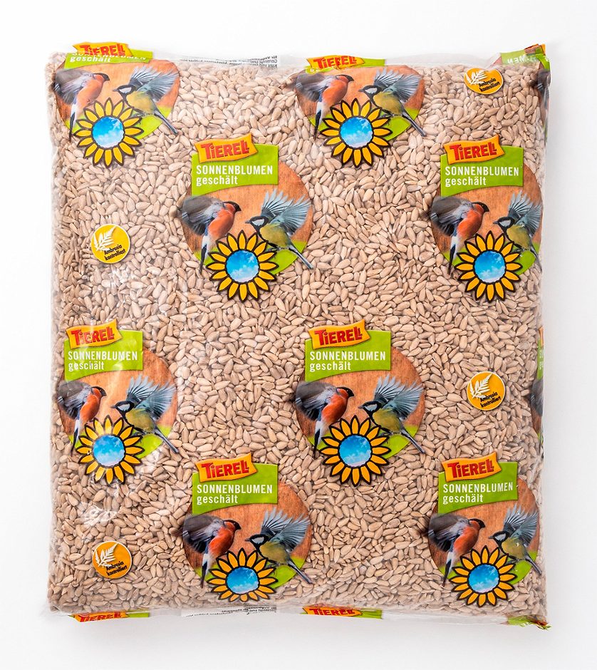 Tierell Wintervogelfutter Sonnenblumenkerne geschält 3 KG