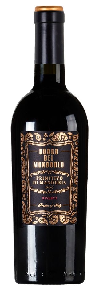 Borgo del Mandorlo Primitivo di Manduria DOC Riserva 2022 0,75 L