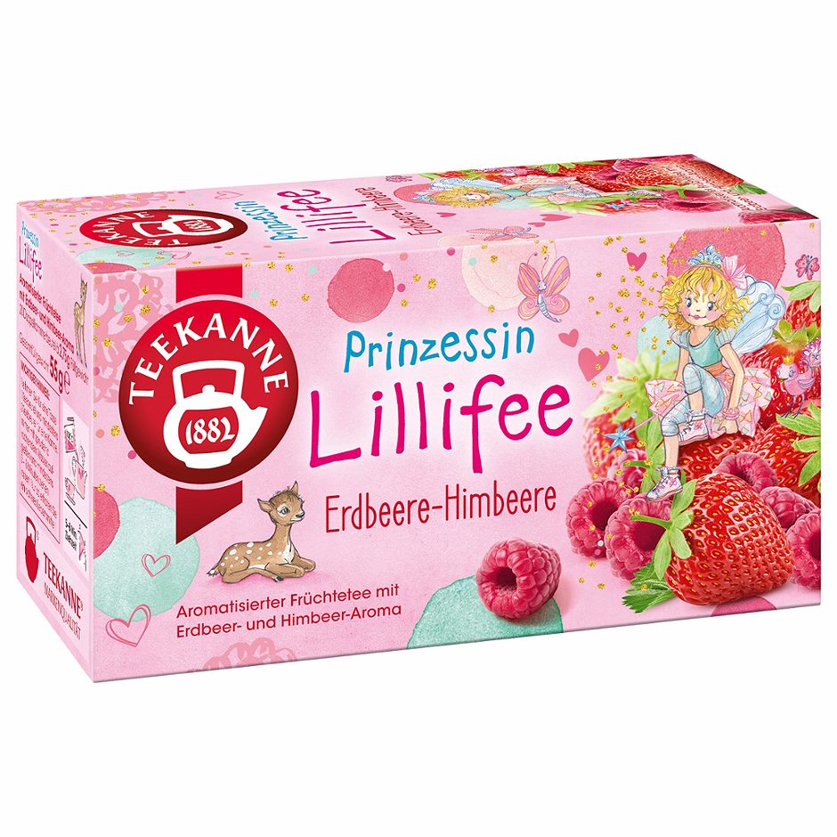 Teekanne Früchtetee Prinzessin Lillifee 20 Teebeutel