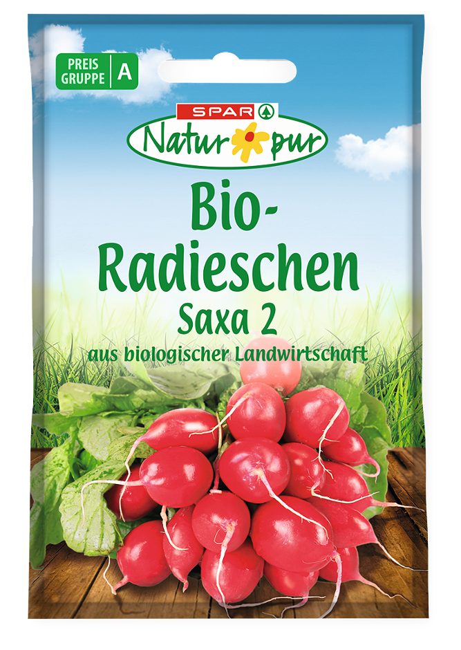 SPAR Natur*pur Saatgut Bio-Radieschen – Saxa 2