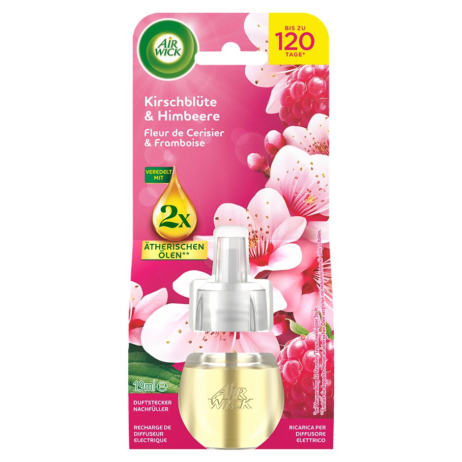 Air Wick Duftstecker Nachfüller Kirschblüte & Himbeere 19 ml