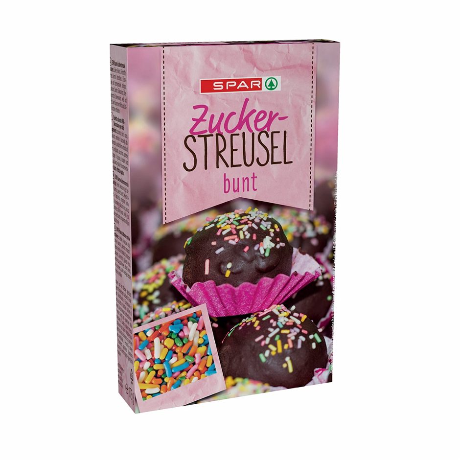 SPAR Zuckerstreusel bunt 175 G