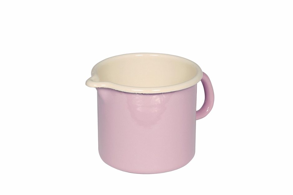 Riess Schnabeltopf Emaille Rosa 12  cm