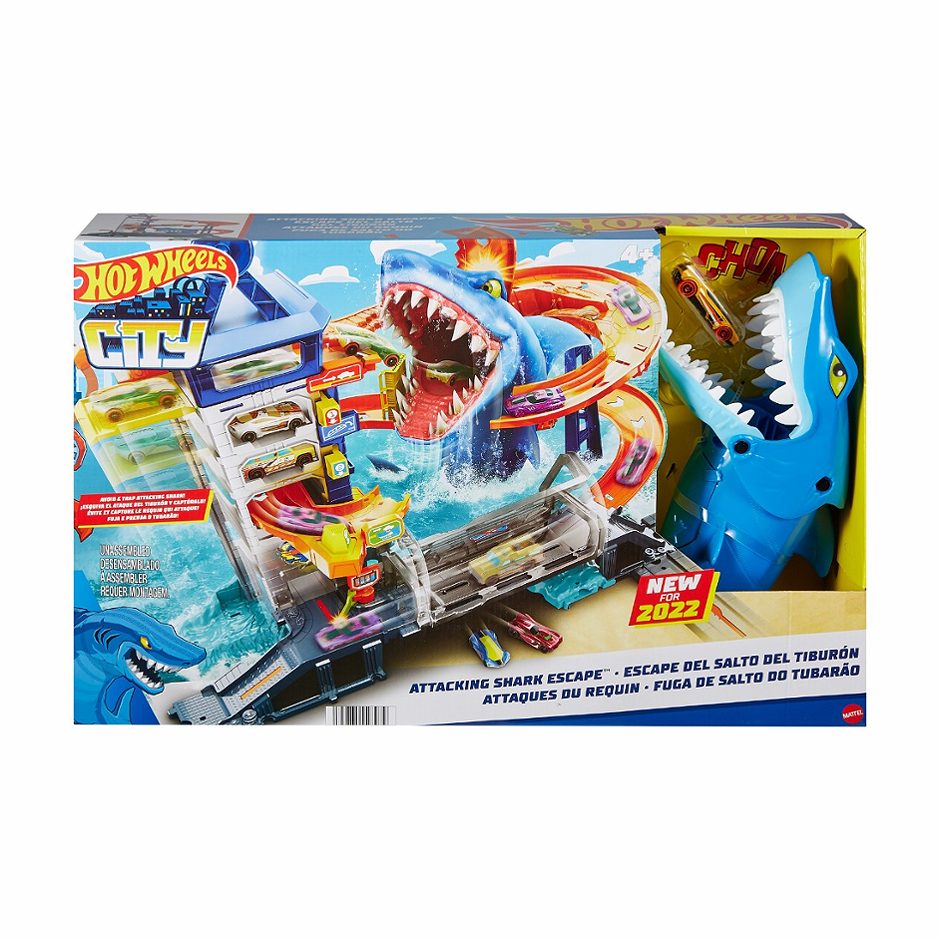 HotWheels City Hai-Angriff Spielset