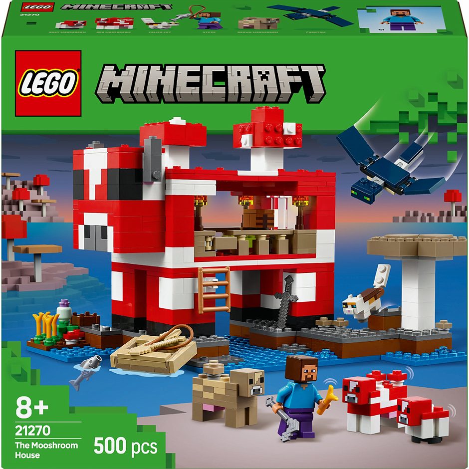 LEGO Minecraft Das Pilzkuh-Haus 21270