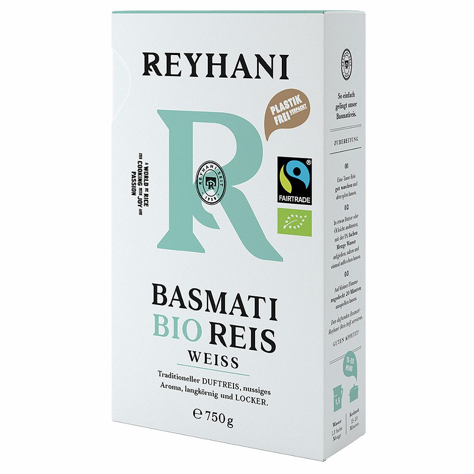 Reyhani Bio Basmati Reis weiß 750 G