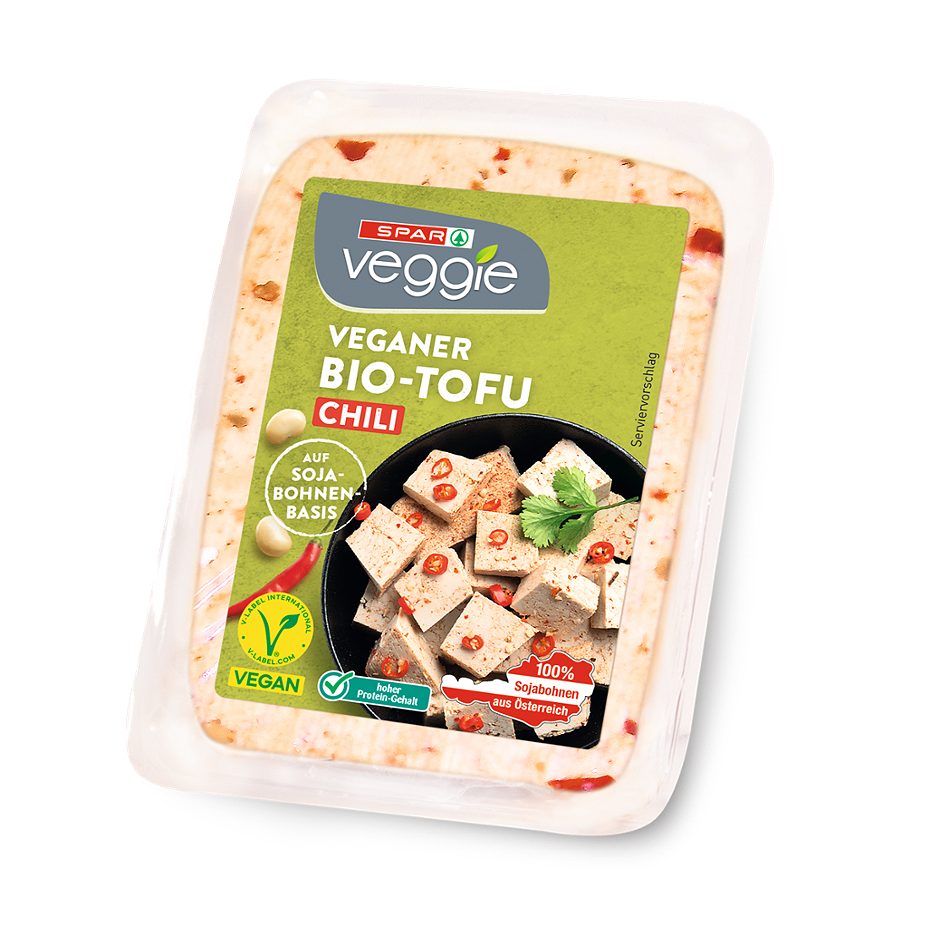 SPAR Veggie veganer Bio-Tofu Chili 200 G