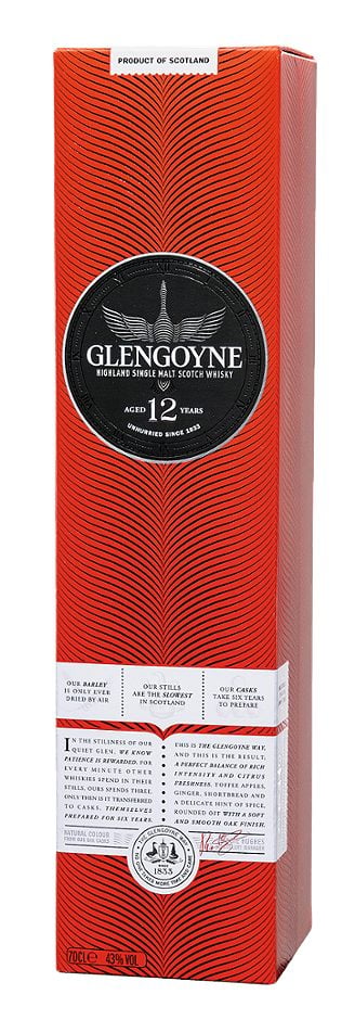 Glengoyne Single Malt Whisky 12 YO 0,7 L