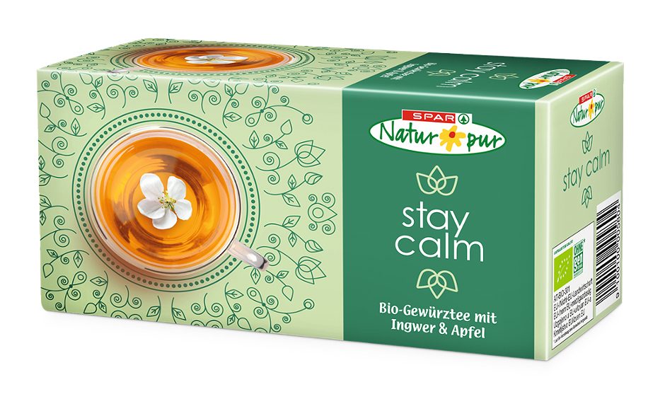 SPAR Natur*pur stay calm Bio-Gewürztee Ingwer & Apfel 20 Teebeutel