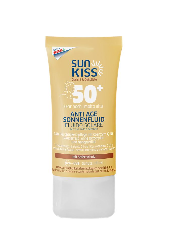 SUN KISS Anti Age Sonnenfluid LSF 50+ 50 ml