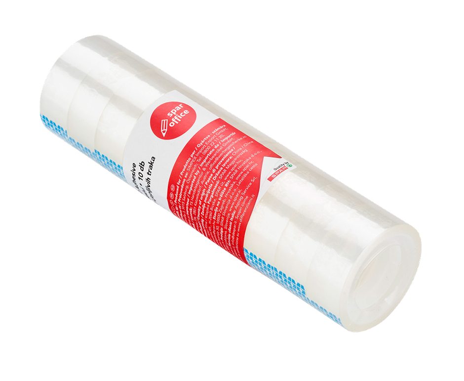 SPAR office Klebeband transparent 10 Stück
