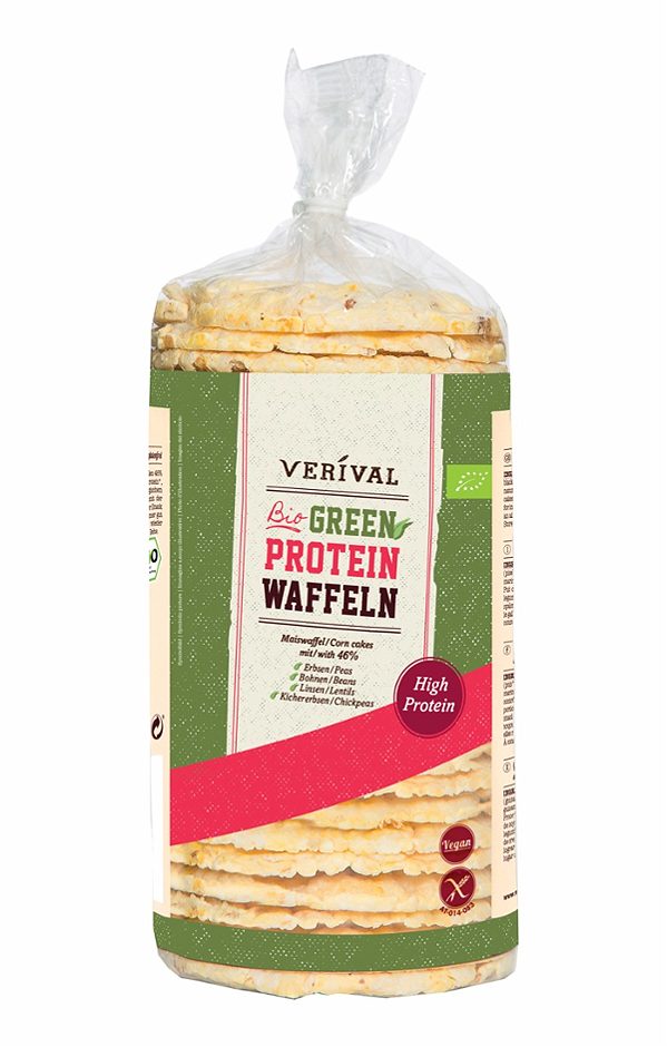 Verival Bio Green Protein Waffeln 120 G