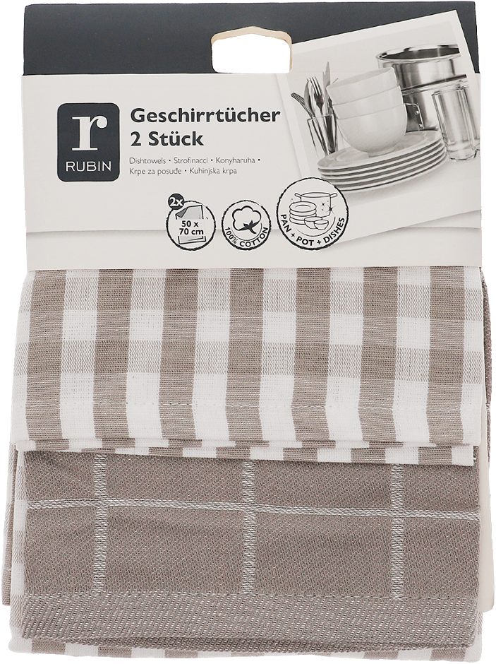 RUBIN Geschirrtuch Jaquard beige