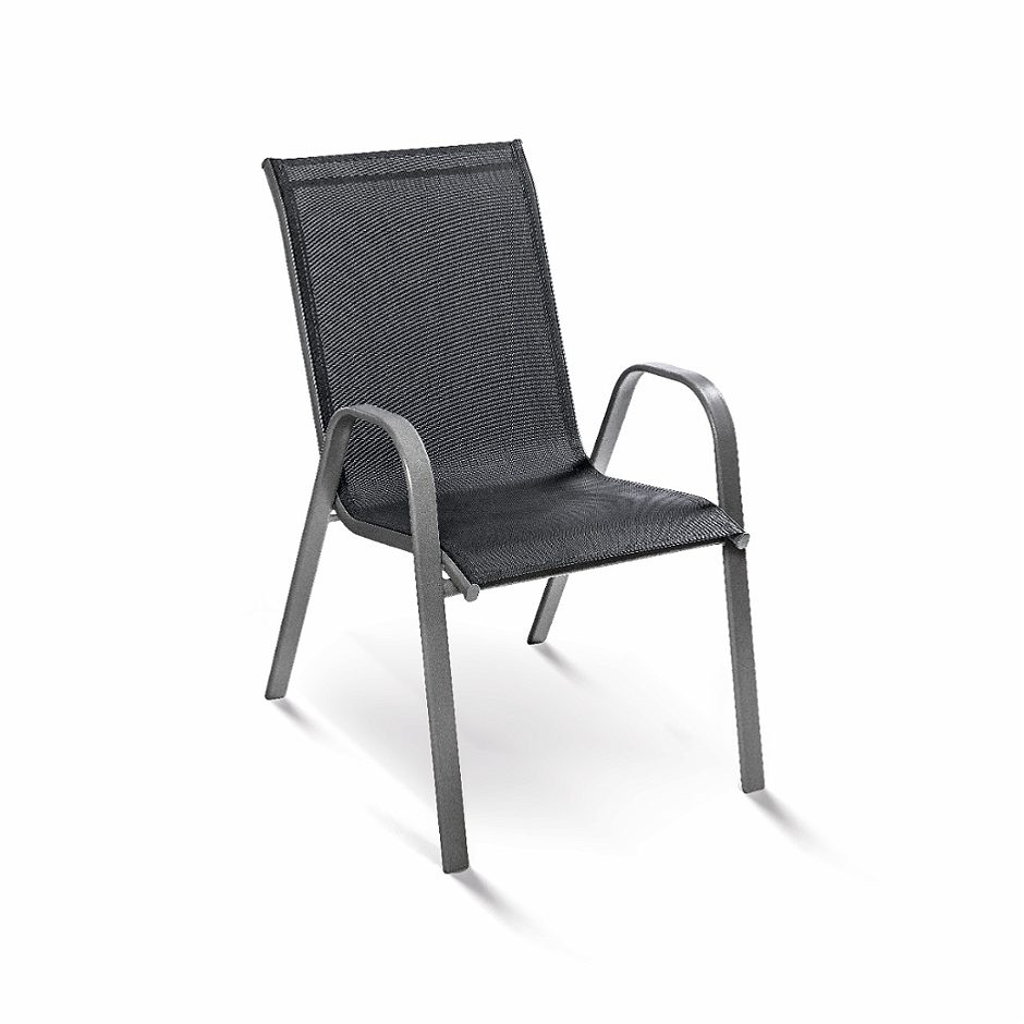 SIMPEX BASIC Stapelstuhl Anthrazit