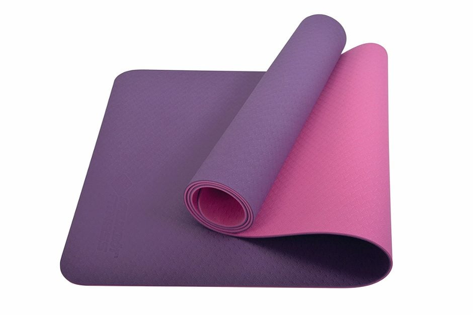 Schildkröt Fitness Yogamatte 4mm, Violett/ Rosa