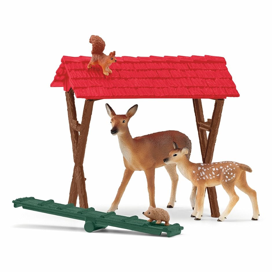 Schleich Fütterung der Waldtiere 42658