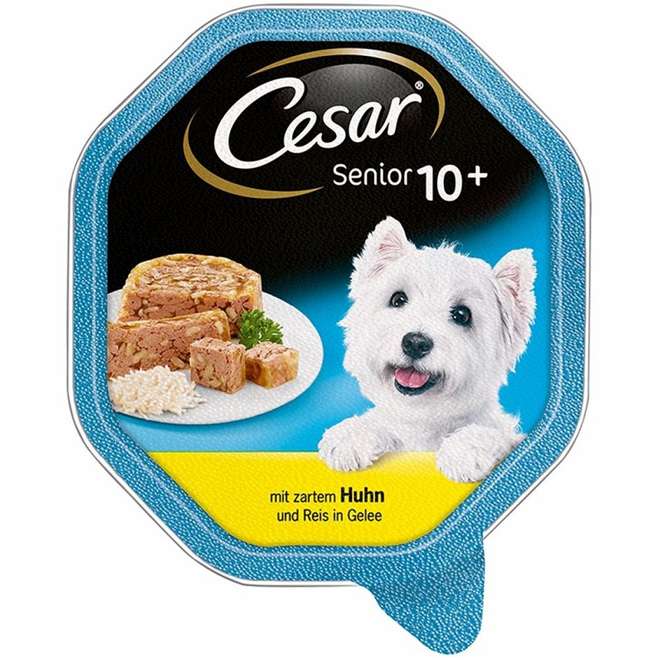 Cesar Hundenahrung Huhn & Reis in Gelee 8+ 150 G