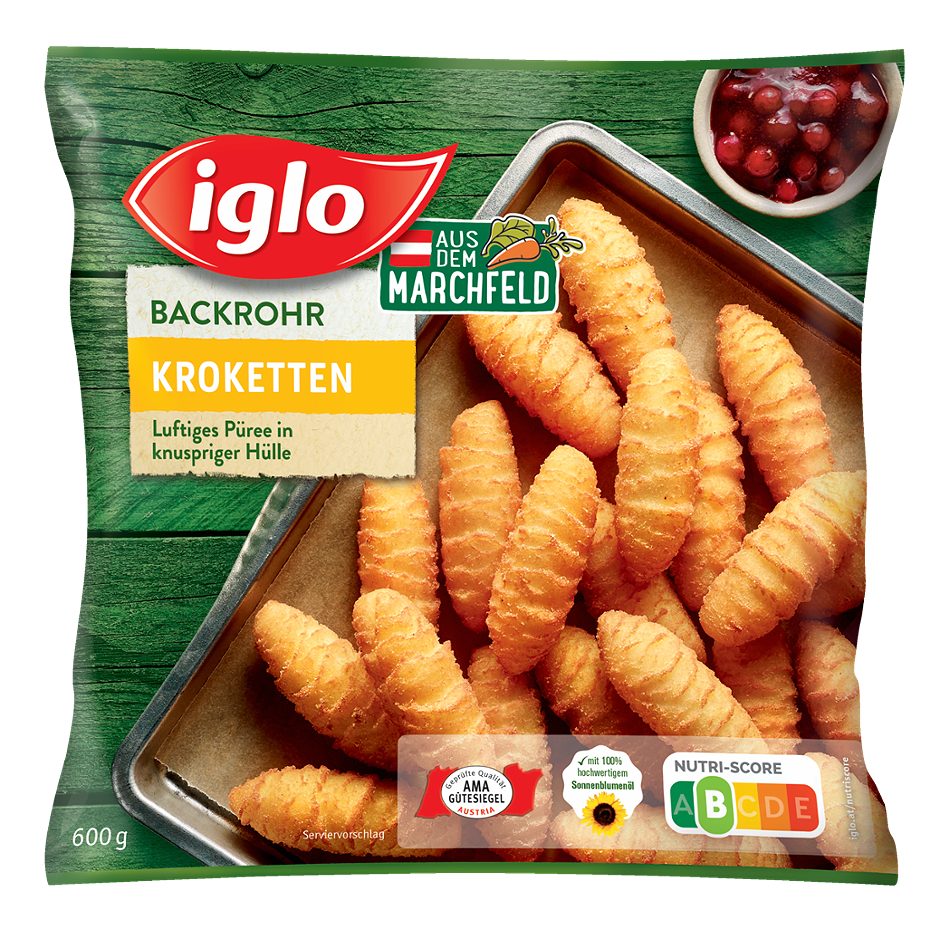 Iglo Backrohr Kroketten 600 G
