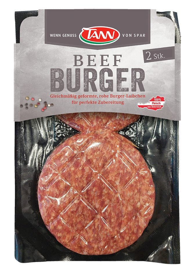 TANN Beef-Burger per Packung 220 G