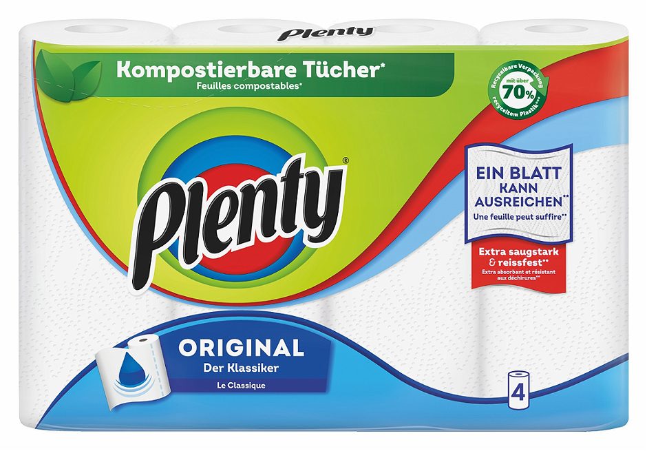 Plenty Küchenrollen Original 4 Rollen