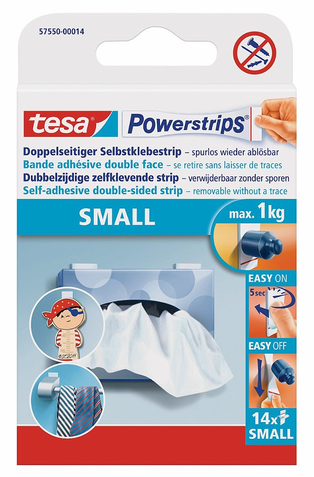 Tesa Powerstrips Small 14 Klebestreifen