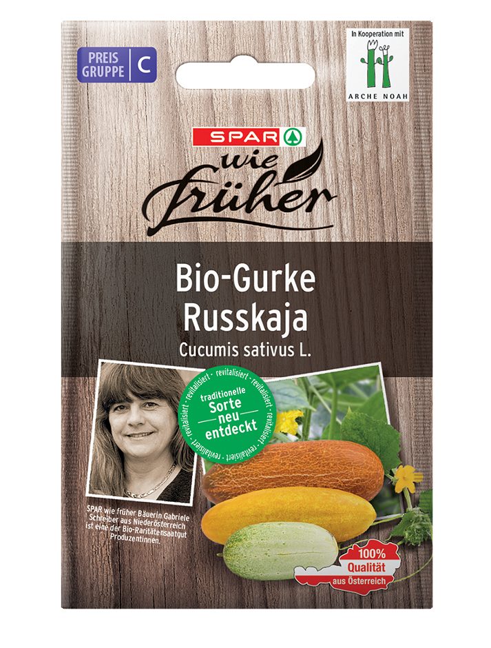 SPAR wie früher Saatgut Bio-Gurke Russkaja