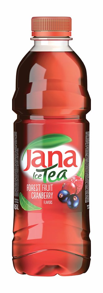 Jana Eistee Waldfrucht Preiselbeere 0,5 L EINWEG mit Pfand