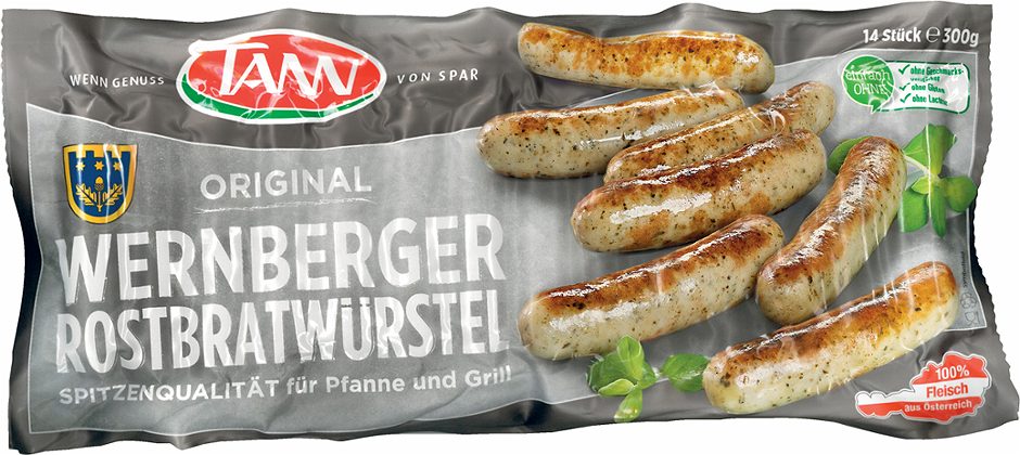 TANN Wernberger Rostbratwürstel per Packung 300 G